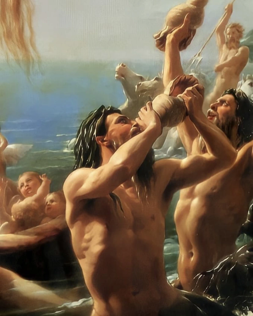 La nascita di Venere - Muzeum Kolekcji im. Jana Pawła II, Varsavia, dettaglio 1